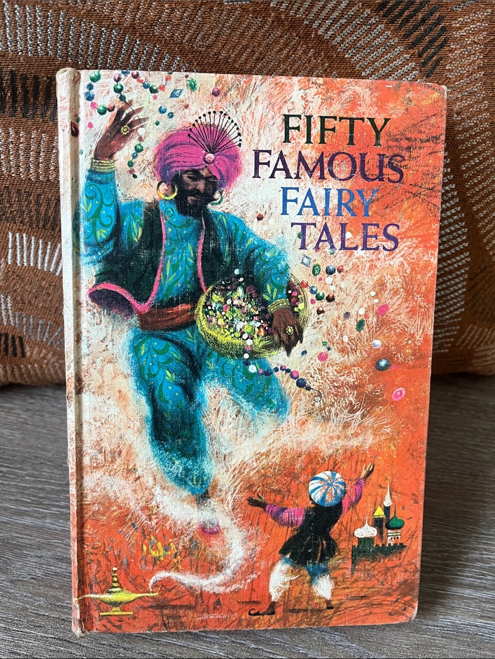 Fifty Famous Fairy Tales - Colorful Illustrated Hardcover 1965